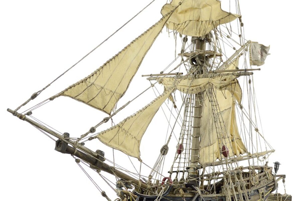 Grand Pirate Vessel of War  Sculpture Wooden Ship | Twilight