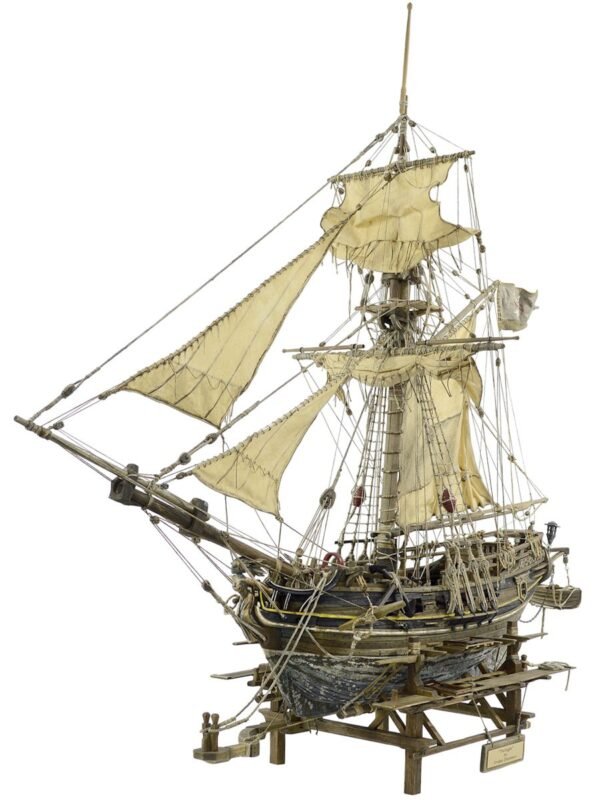 Grand Pirate Vessel of War  Sculpture Wooden Ship | Twilight