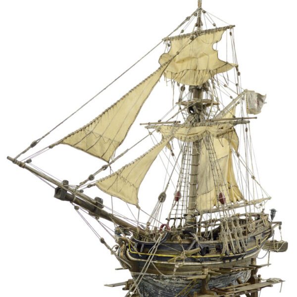 Grand Pirate Vessel of War  Sculpture Wooden Ship | Twilight