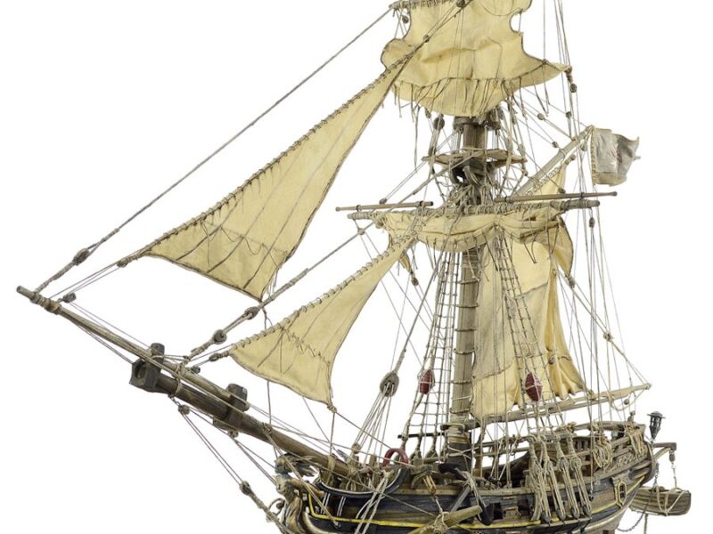 Grand Pirate Vessel of War  Sculpture Wooden Ship | Twilight