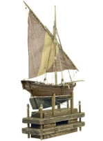 Glarus_brown_Mediterranean Lateen Sail boat_3