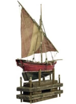 Glarus_red_Mediterranean Lateen Sail boat_3