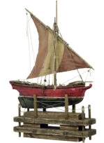 Glarus_red_Mediterranean Lateen Sail boat_4