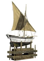 Glarus_white_Mediterranean Lateen Sail boat_3