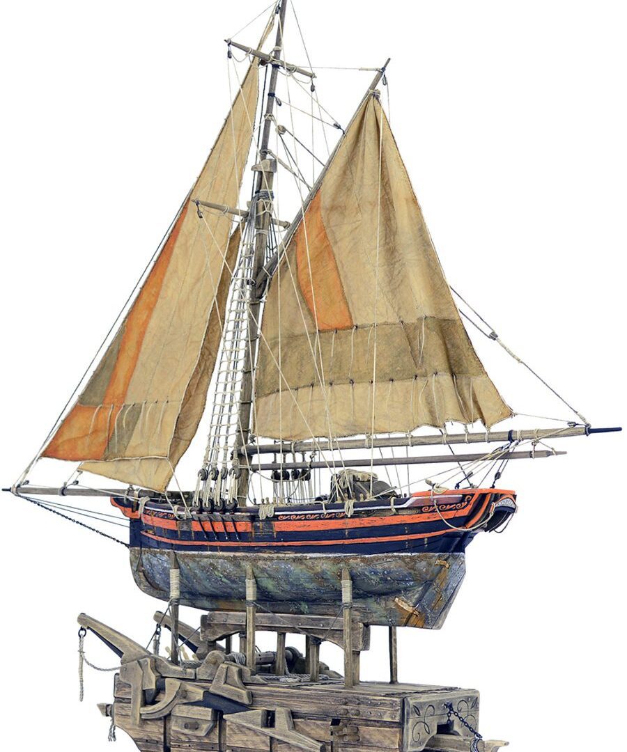 Fishing Boat Sculpture | Hunter