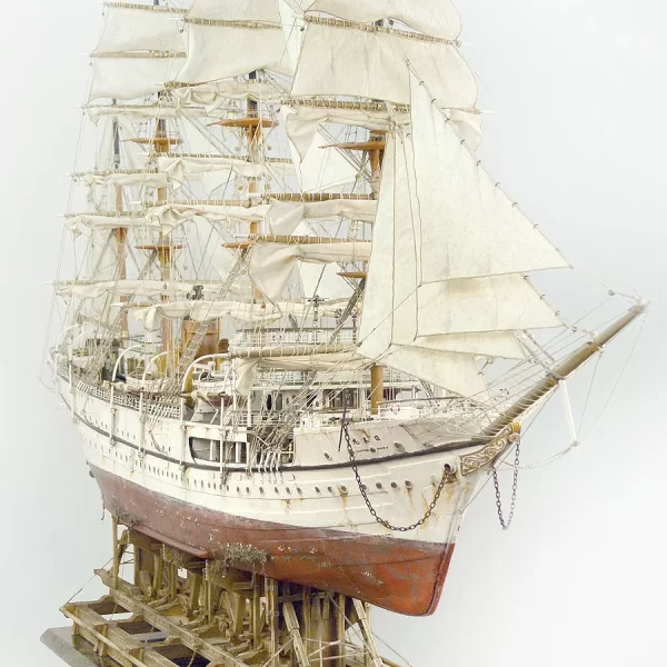 Nippon Maru | 4-Masted Barque Sculpture: A Tribute to Japan's Maritime Legacy