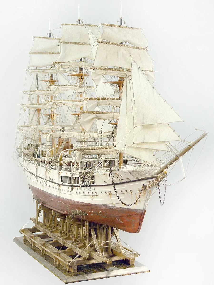 Nippon Maru | 4-Masted Barque Sculpture: A Tribute to Japan's Maritime Legacy