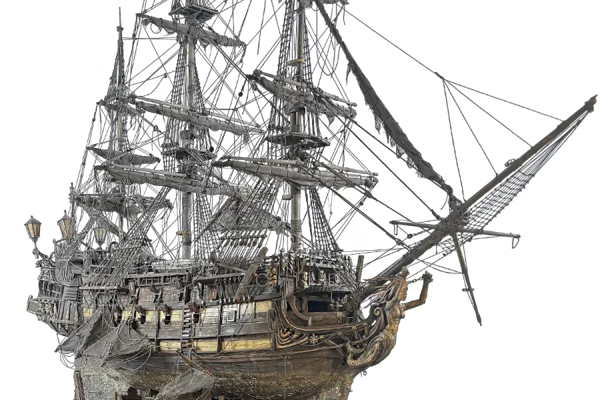 Pirate Ship Art Sculpture | The Wind Of The Seas