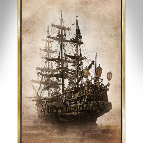 The Wind of The Seas – Mystic Color 2021, limited edition art photography canvas print with a black frame, signed by the artist