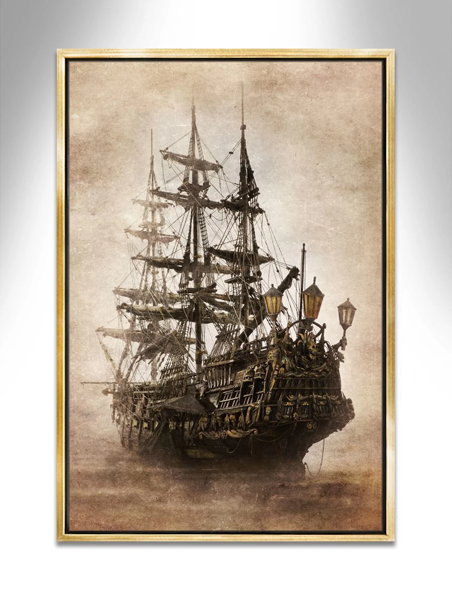 The Wind of The Seas – Mystic Color. A stunning, limited-edition art photography canvas print, elegantly framed in black and signed by the artist.