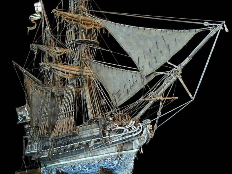 Pirate Ship | Lady Mist | Sculpture