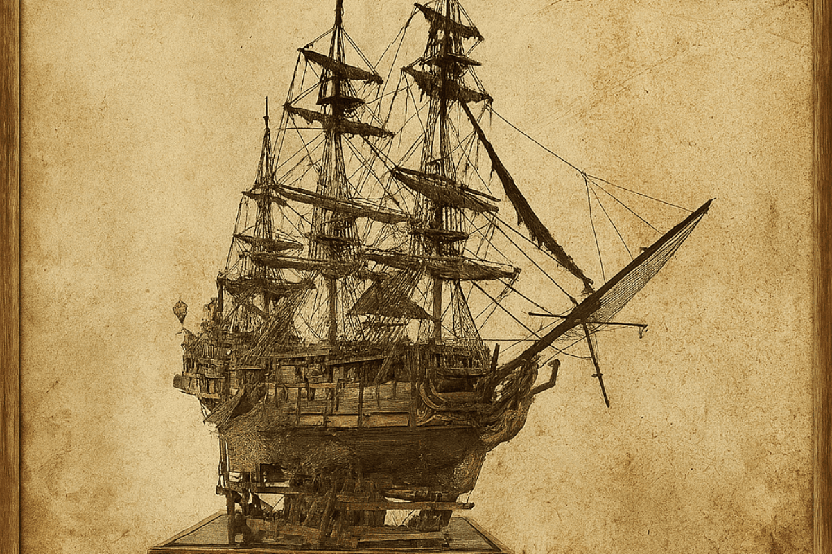 Galleon Dagmar Art Ship Sculpture