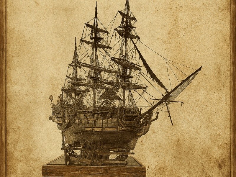 Galleon Dagmar Art Ship Sculpture