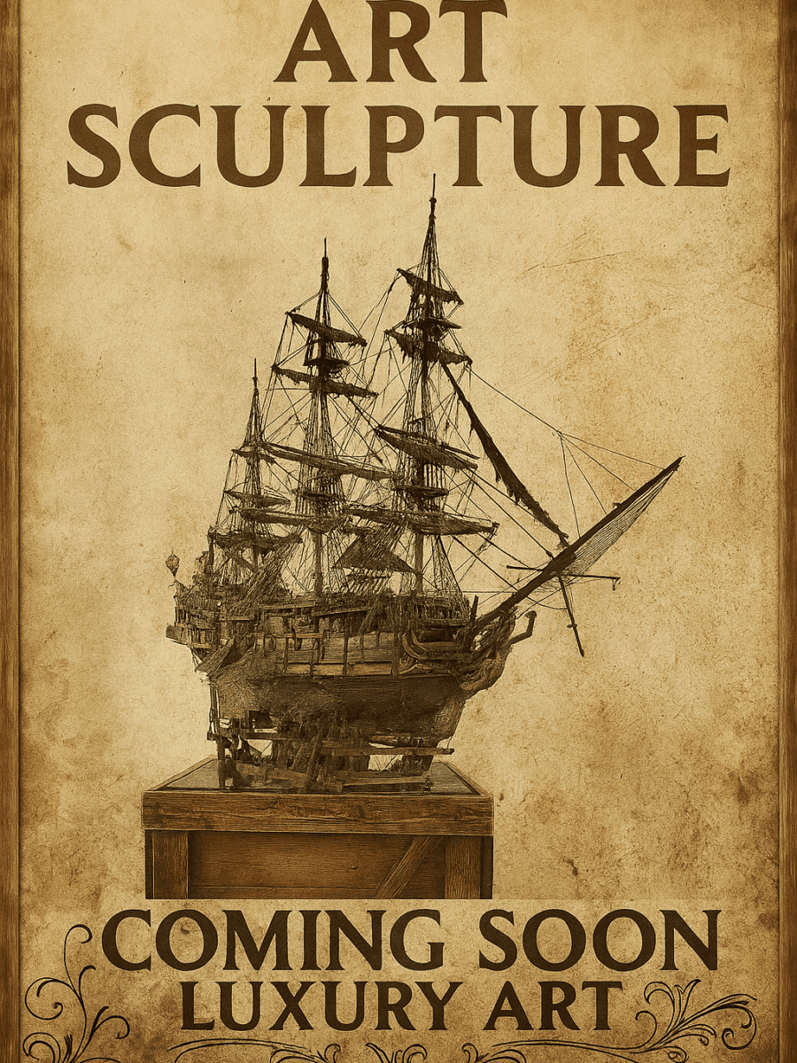 Galleon Dagmar Art Ship Sculpture